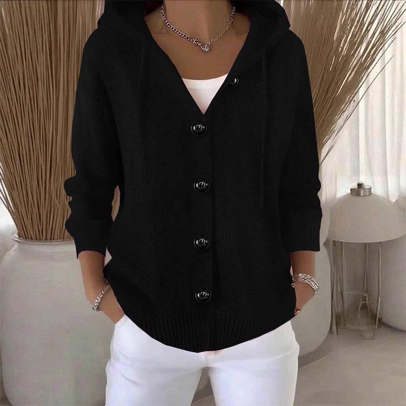 Kumari - Chaqueta Tipo Cárdigan de Manga larga Con Botones
