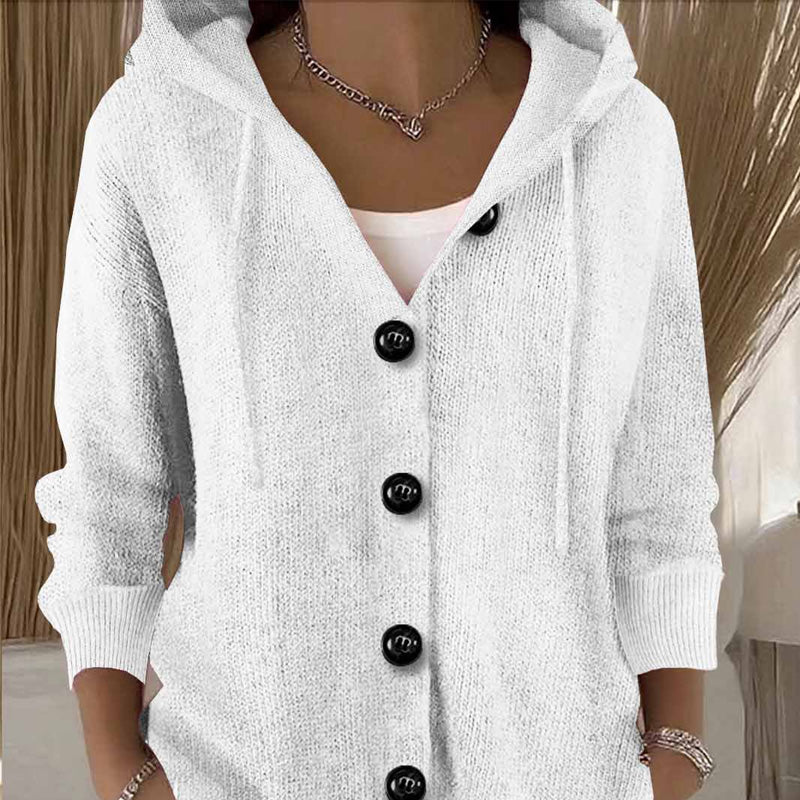 Kumari - Chaqueta Tipo Cárdigan de Manga larga Con Botones