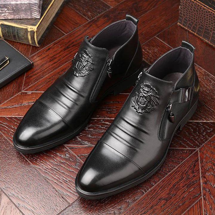 Carsen - Botas De Cuero Con Cremallera