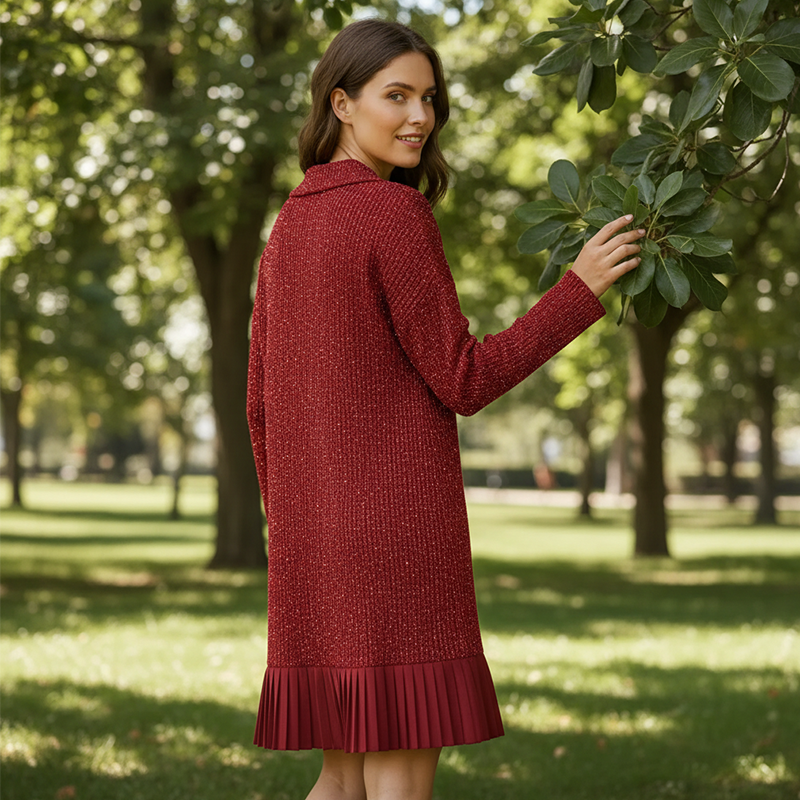 Leire - Vestido Corto De Punto Minimalista