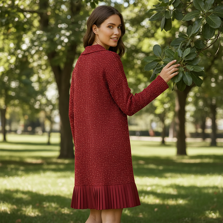 Leire - Vestido Corto De Punto Minimalista