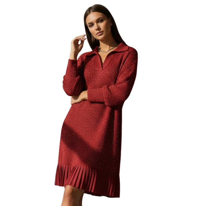 Leire - Vestido Corto De Punto Minimalista