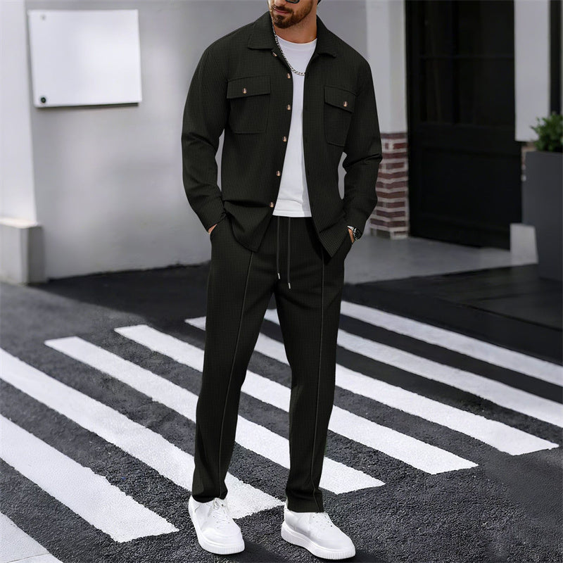 Gustave - Conjunto De Camisa De Manga Larga Y Pantalones