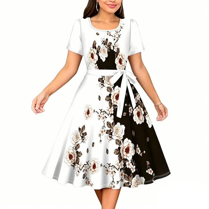 Chuckie - Vestido Recto Con Estampado Floral