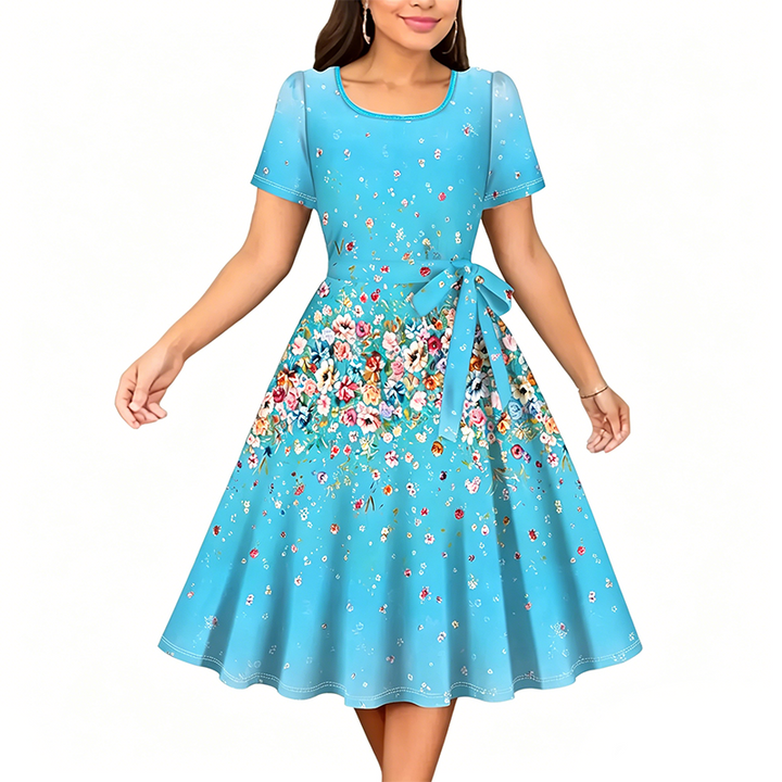 Chuckie - Vestido Recto Con Estampado Floral