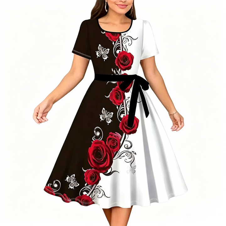 Chuckie - Vestido Recto Con Estampado Floral