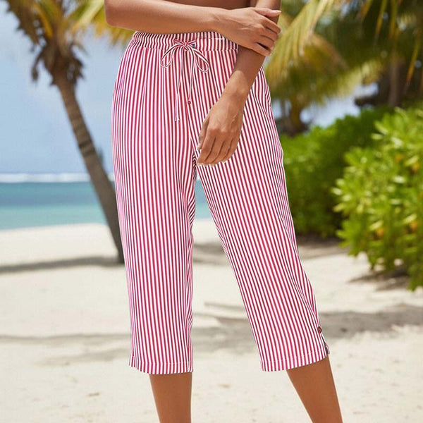 Neriah - Pantalones a Rayas Con Bolsillos