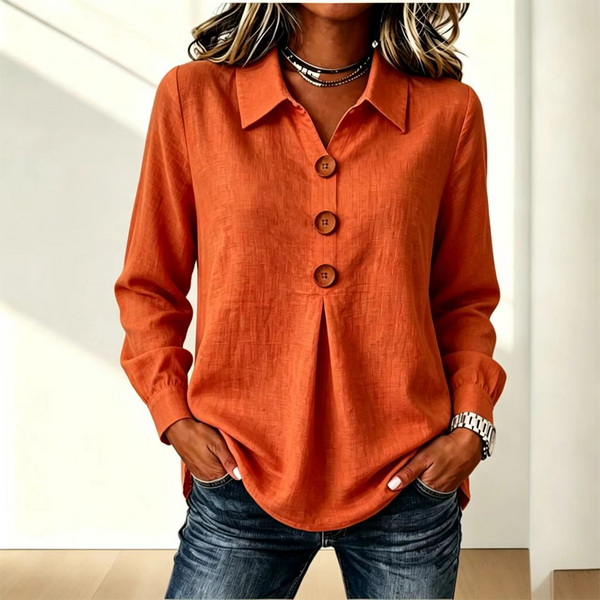 Moriah - Blusa Elegante De Manga Larga