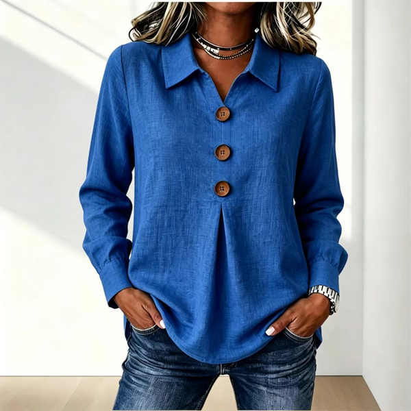 Moriah - Blusa Elegante De Manga Larga