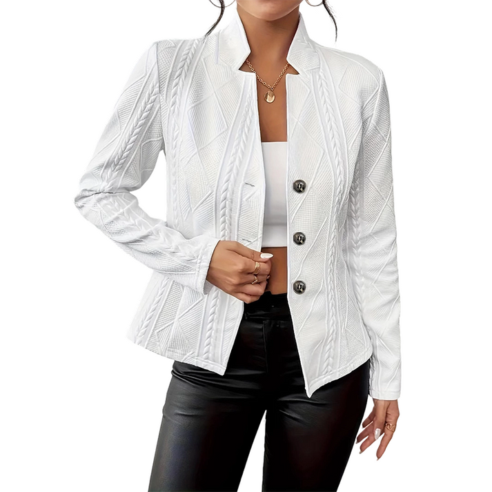 Begem - Blazer De Punto Con Textura Y Corte Entallado