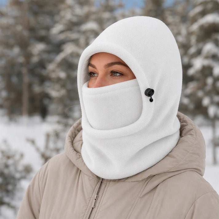Norvello - Pasamontañas De Forro Polar Con Capucha Y Protección Facial