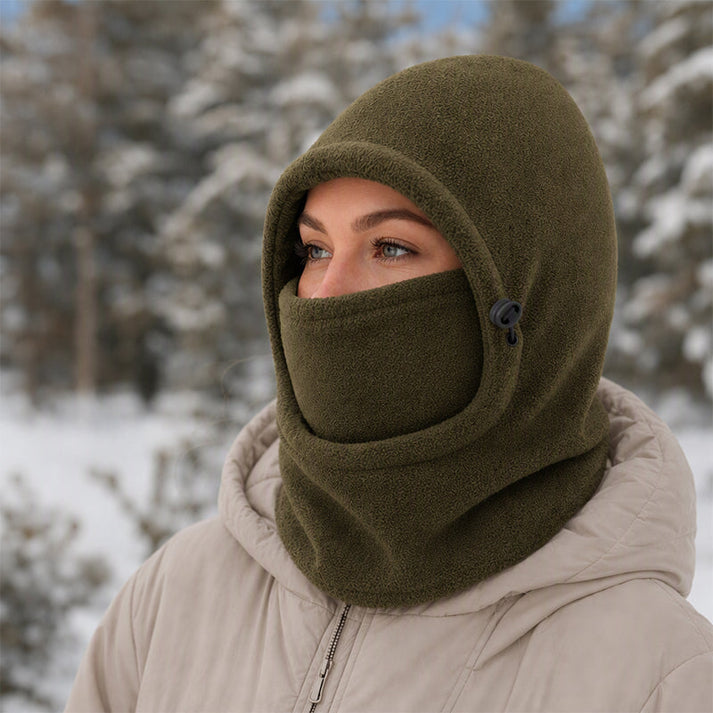 Norvello - Pasamontañas De Forro Polar Con Capucha Y Protección Facial