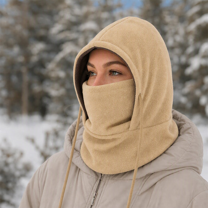 Norvello - Pasamontañas De Forro Polar Con Capucha Y Protección Facial