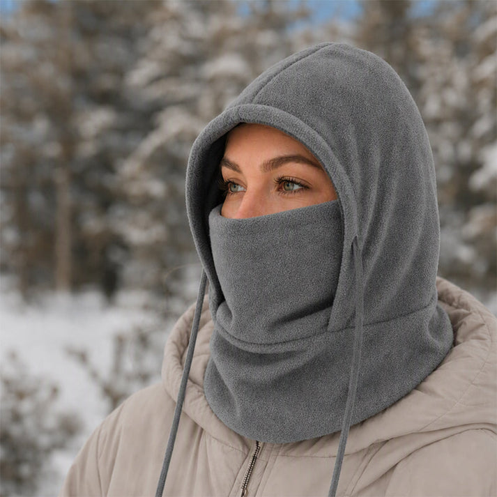 Norvello - Pasamontañas De Forro Polar Con Capucha Y Protección Facial