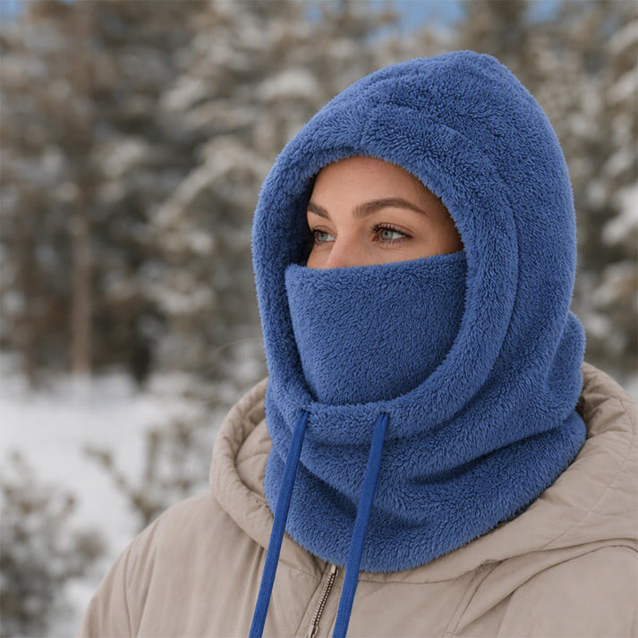Norvello - Pasamontañas De Forro Polar Con Capucha Y Protección Facial