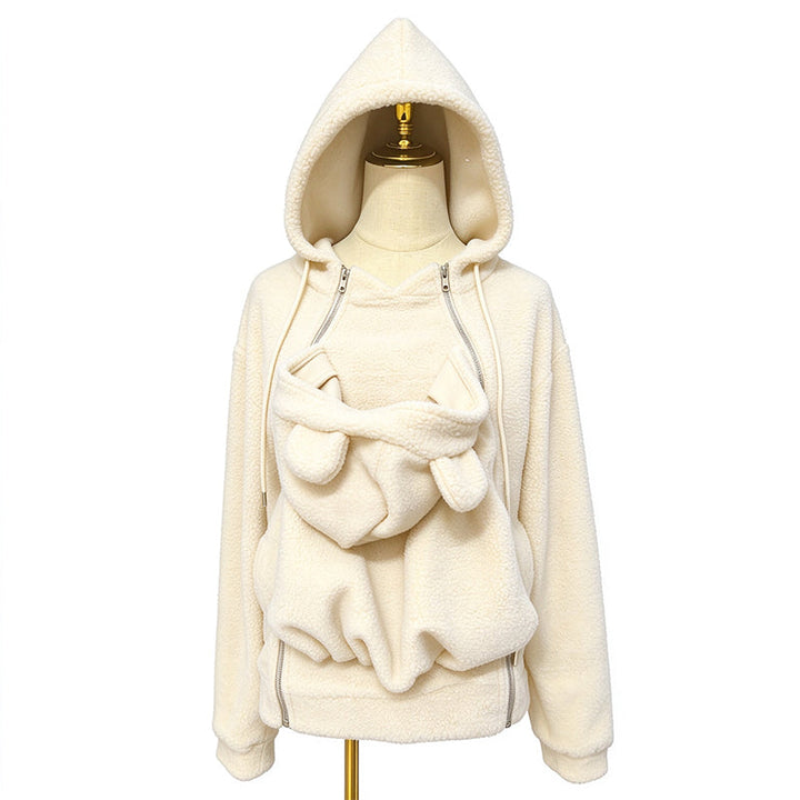 Naeza - Chaqueta De Forro Polar Con Capucha Para Llevar Al Bebé