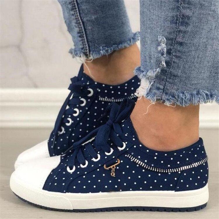 Swinda - Cómodas Zapatillas Deportivas Antideslizantes Con Lunares