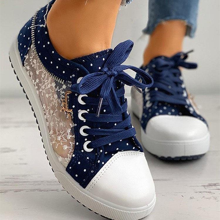 Swinda - Cómodas Zapatillas Deportivas Antideslizantes Con Lunares