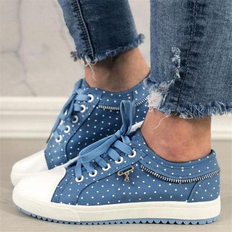 Swinda - Cómodas Zapatillas Deportivas Antideslizantes Con Lunares