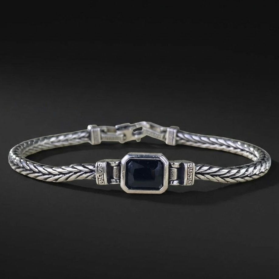 DarkCharm - Pulsera de Piedras Preciosas de ónix
