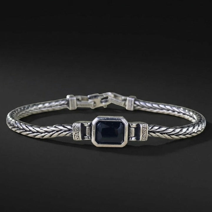 DarkCharm - Pulsera de Piedras Preciosas de ónix