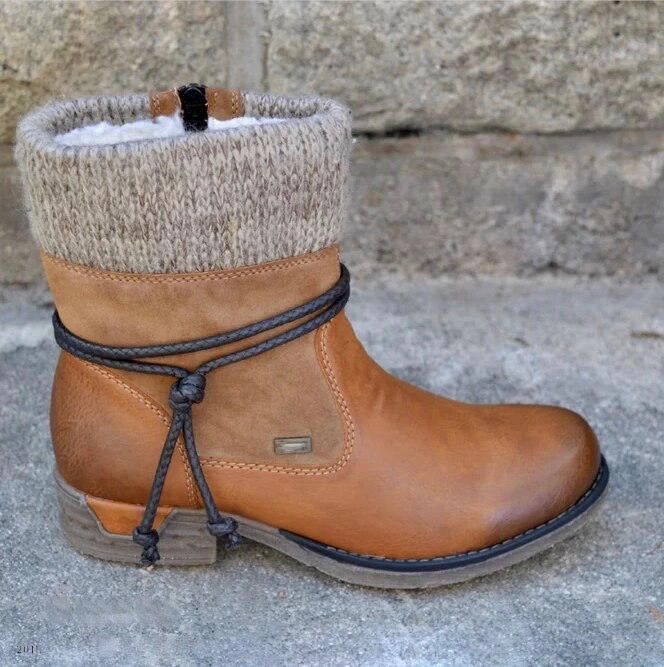 Bealina - Botas Cálidas De Piel Vegana