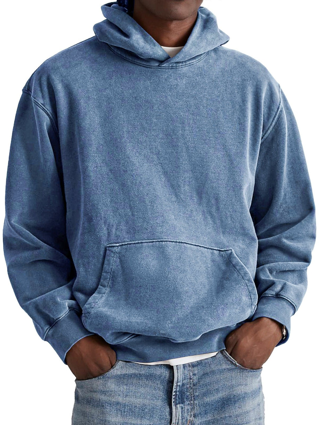 Viktore - Sudadera Con Capucha De Algodón y Manga Larga Informal