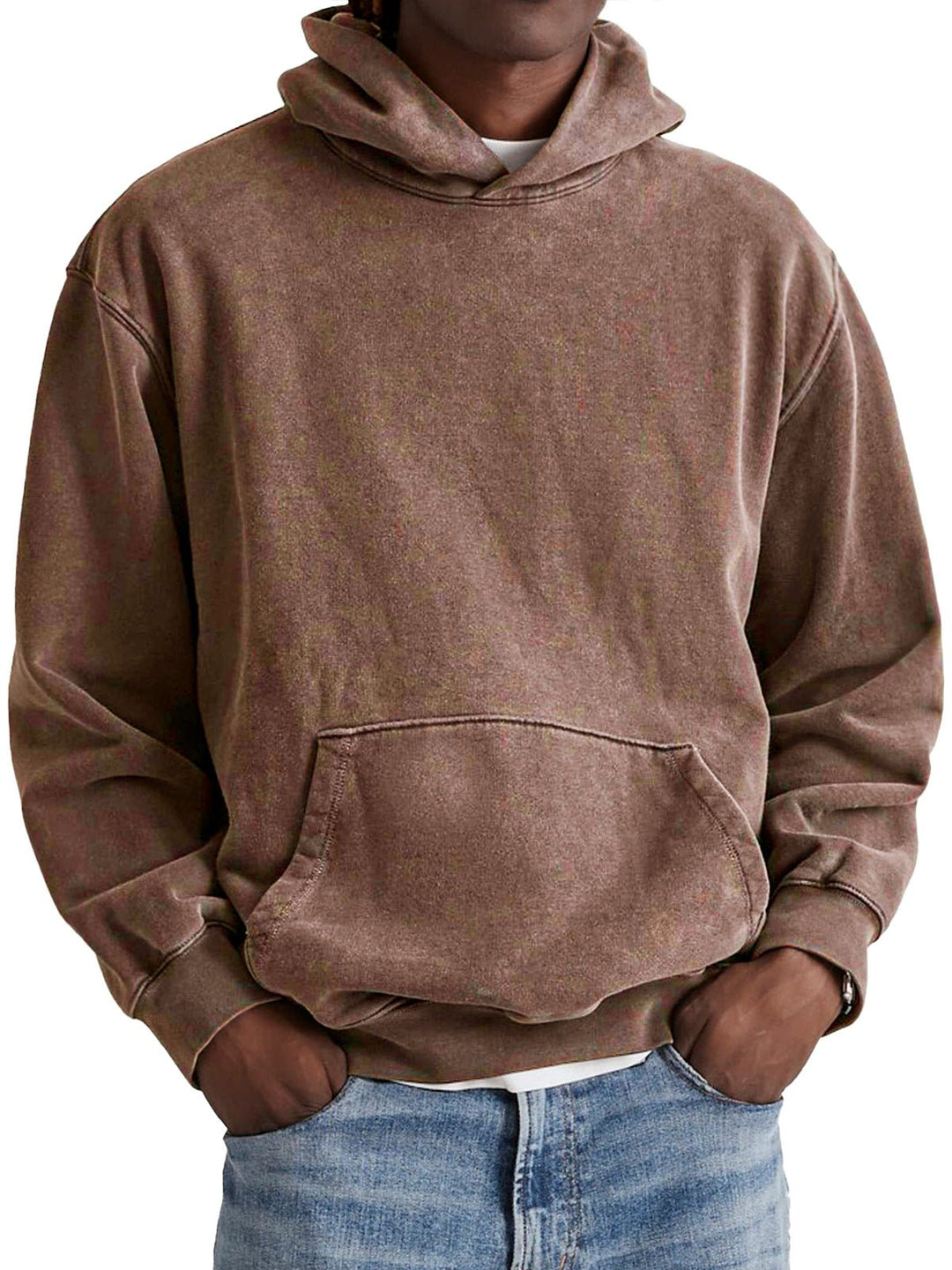 Viktore - Sudadera Con Capucha De Algodón y Manga Larga Informal