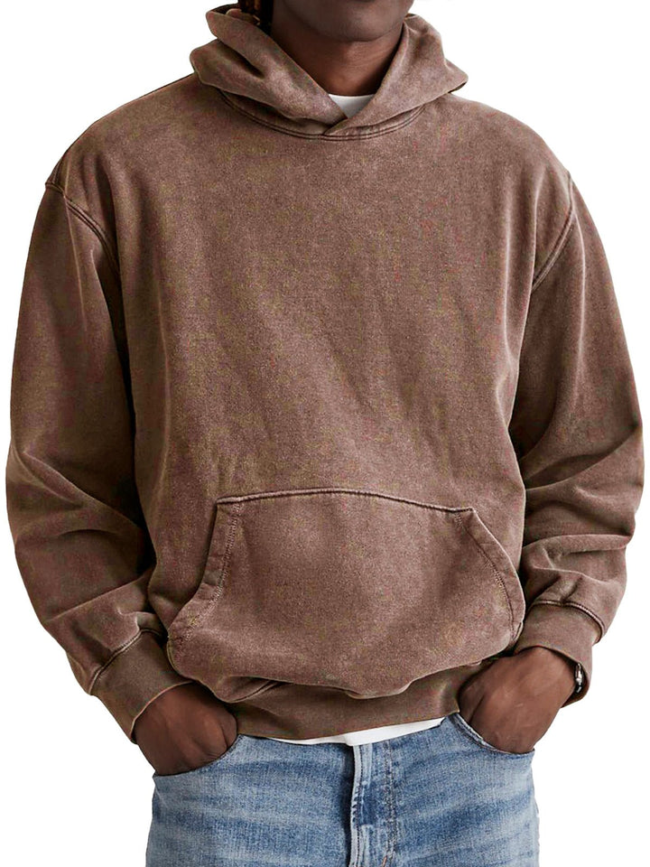 Viktore - Sudadera Con Capucha De Algodón y Manga Larga Informal