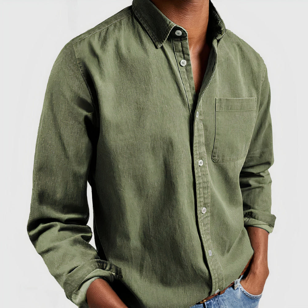 Juozapas - Camisa Versátil De Algodón Para el Verano