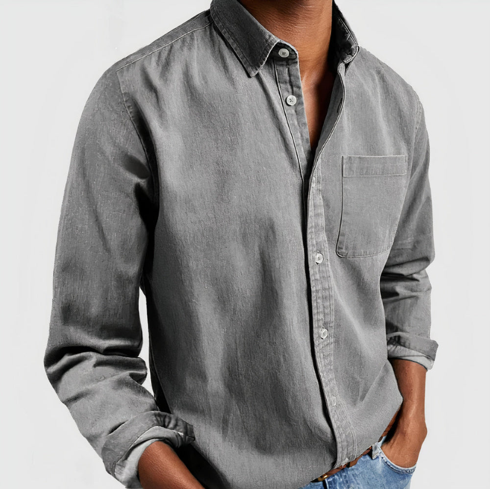 Juozapas - Camisa Versátil De Algodón Para el Verano