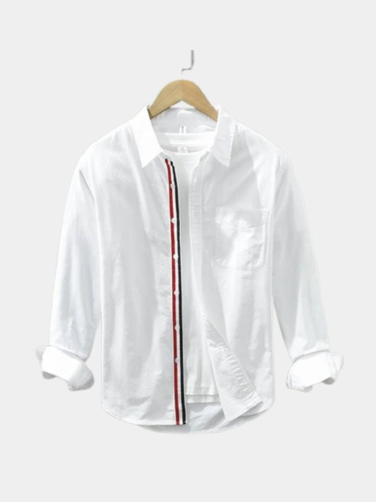 Starc - Camisa De Lino De Manga Larga