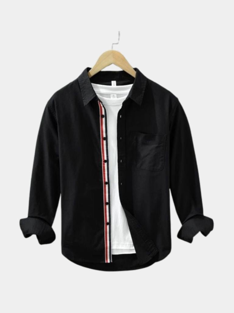 Starc - Camisa De Lino De Manga Larga