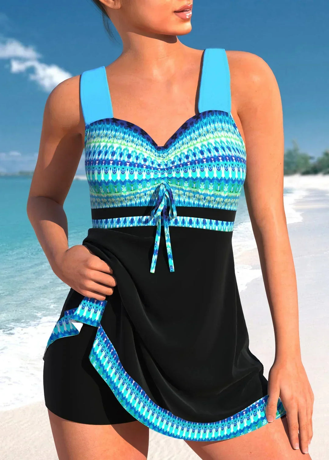 Rocio - Vestido De Baño Estampado