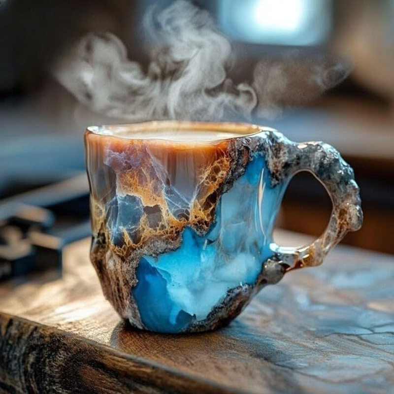 CrystalMug - Tazas De Café De Cristal Mineral