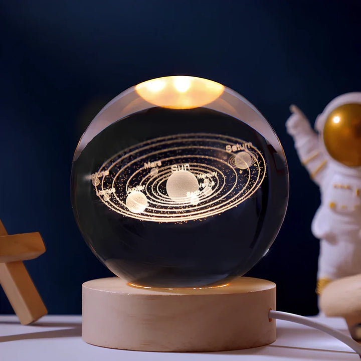 Glow Sphere – Lámpara Luminosa Con Bola De Cristal